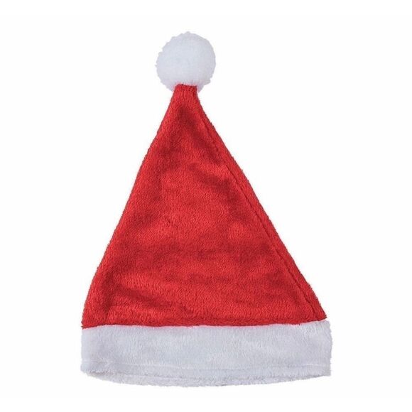 New in Package 12 Piece Childrens Youth Santa Christmas Hats - Picture 2 of 3
